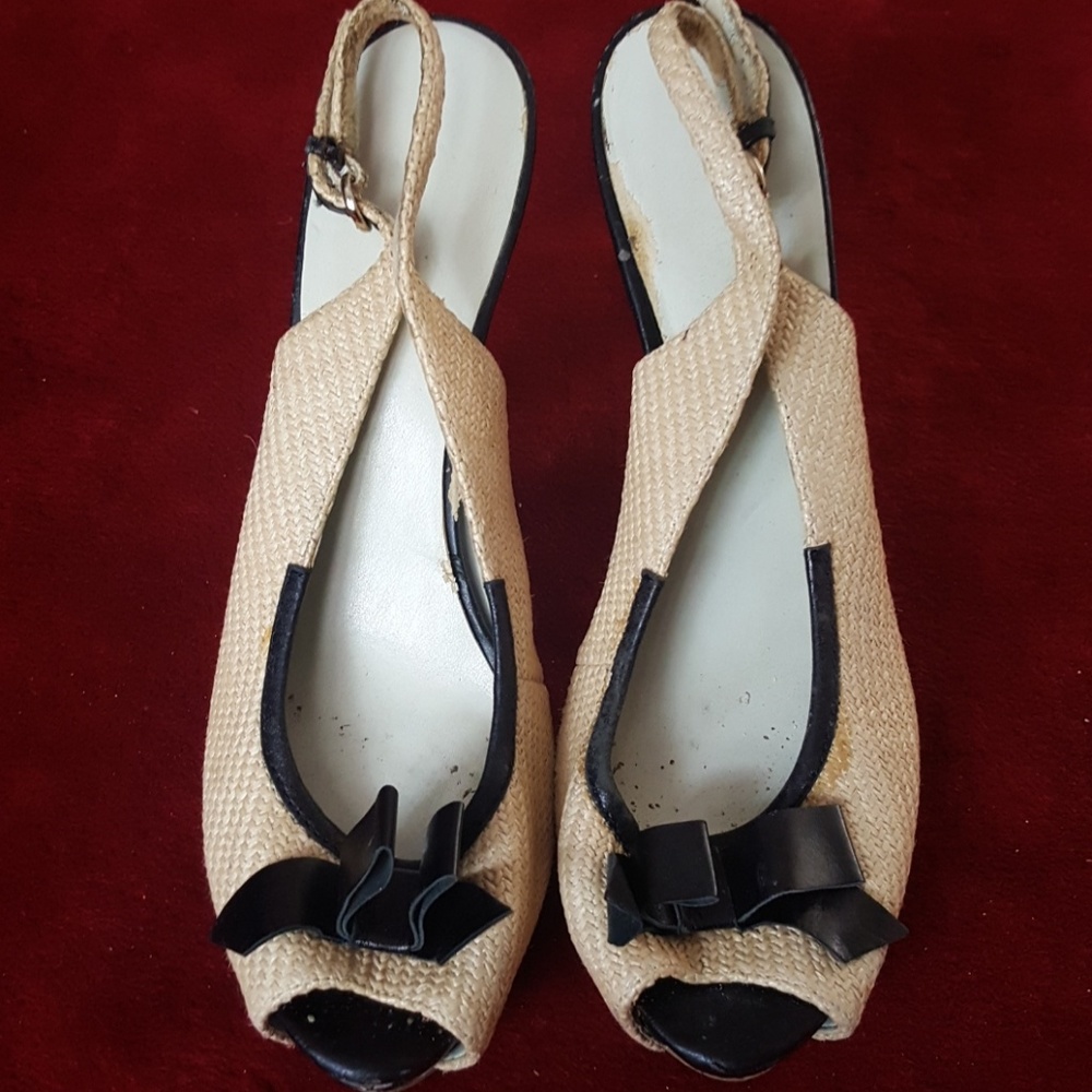 Nine West Strap Back Peep Toe Stiletto